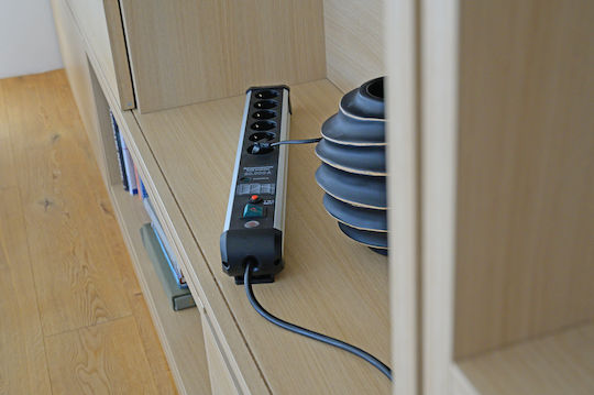 Brennenstuhl Power Strip with Surge Protection 6 Positions with Switch and Cable 3m