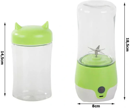 Blender with Plastic Jug 350 ml Green 07267 Z