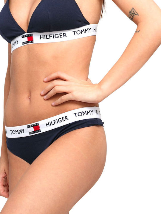 Βαμβακερό Γυναικείο String Navy Μπλε
