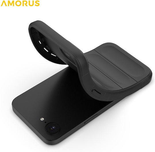 Amorus Back Cover Σιλικόνης Κόκκινο (Poco F7)