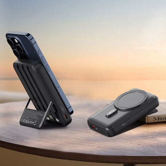 XO PR288 Power Bank 10000mAh 15W Μαύρο