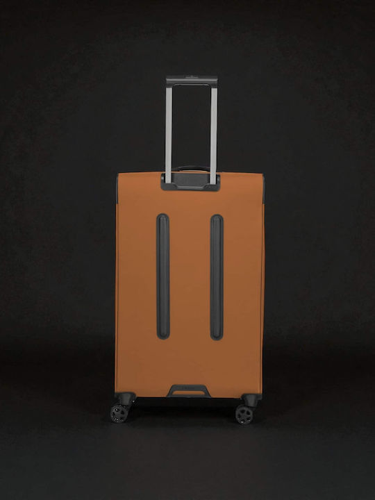 Travelite Μεγάλη Βαλίτσα Ταξιδίου Καρυδί με 4 Ρόδες