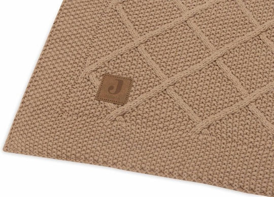 Jollein Pătură Pepinieră Swaddling pături Tricotat Maro 75x100cm