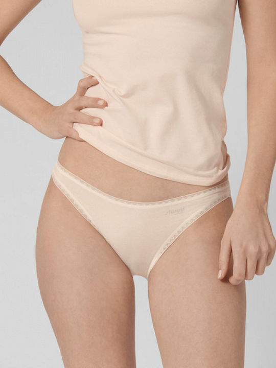 Go Mini Βαμβακερά Femei Slip 2Pack Light Salmon