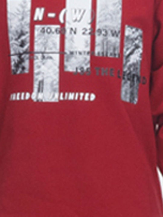 Kids' Shirt Long Sleeve Burgundy