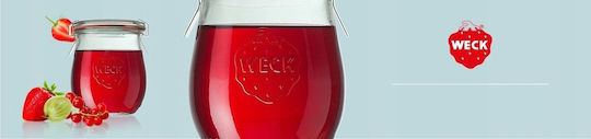 Weck Set of 6 General Use Glass Jars with Transparent Lid 1500ml 6 Pieces