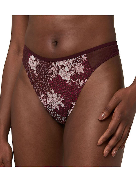 Lavish Spotlight Women's String Burgundy