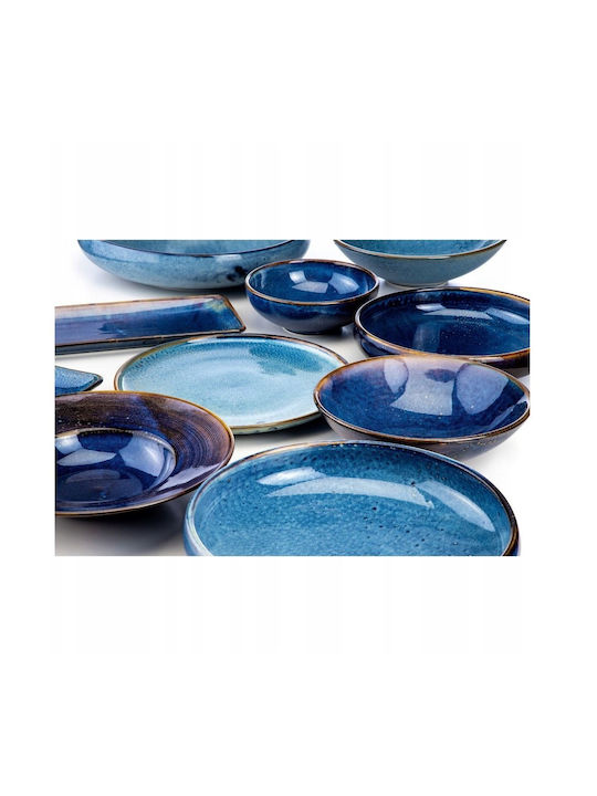 Verlo Serving Bowl Round Blue with Diameter 25cm