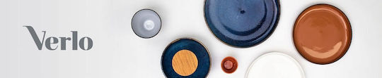 Verlo Serving Bowl Round Blue with Diameter 25cm