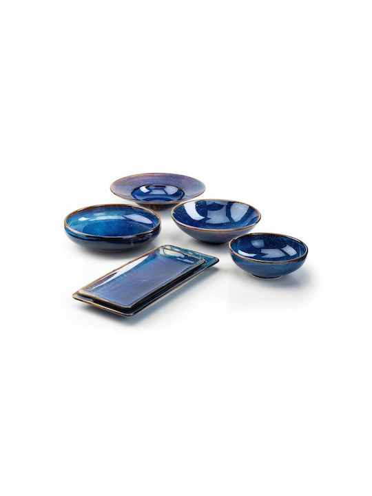 Verlo Serving Bowl Round Blue with Diameter 25cm