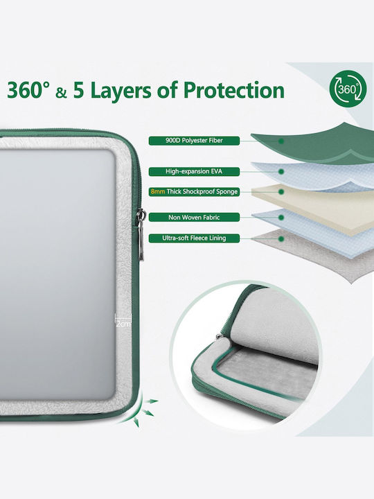 PRO Waterproof Case for 13.3" Laptop Green 1000-42210167