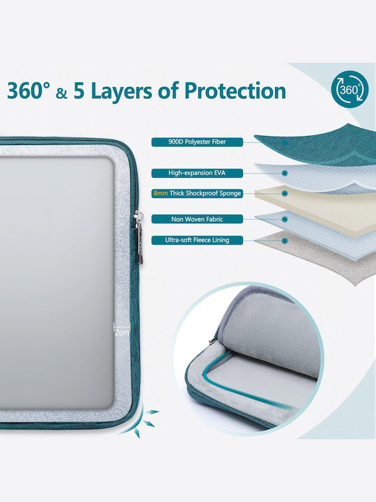 PRO Waterproof Case for 13.3" Laptop Green 1000-42210168
