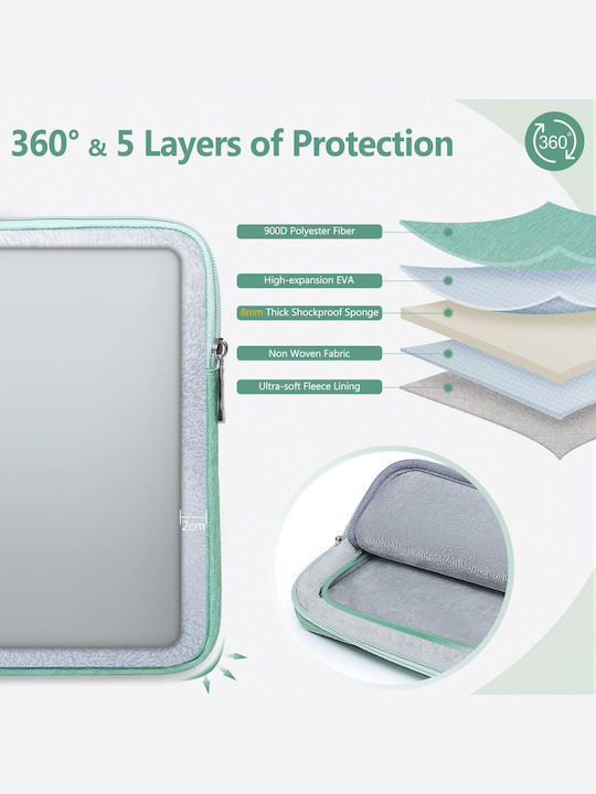 PRO Waterproof Case for 13.3" Laptop Green 1000-42210172
