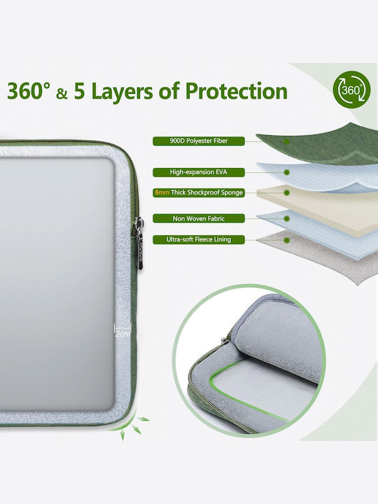 PRO Waterproof Case for 13.3" Laptop Green 1000-42210170