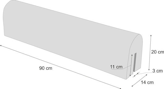 Crib Bumpers Classic for the Crib Rails Green 90cm