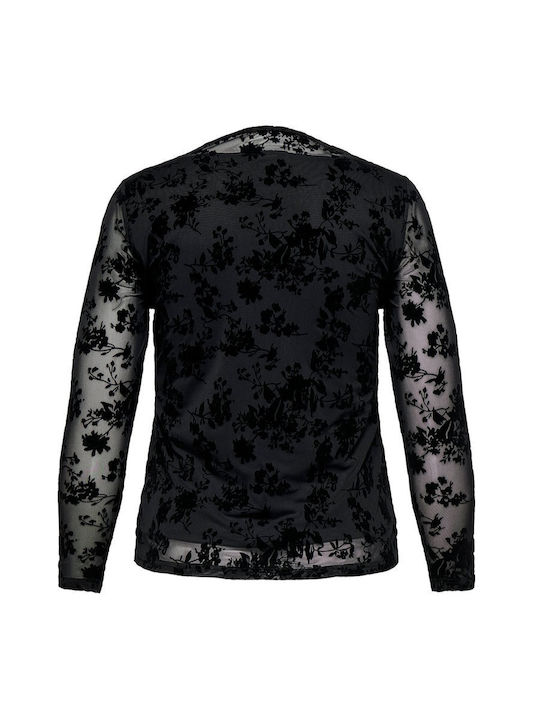 Women's Blouse Long Sleeve Black