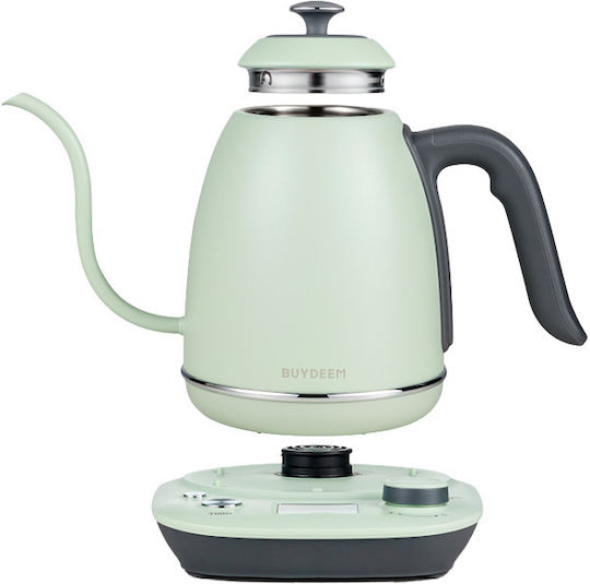 Buydeem Електрическа Кана За Пътуване 800ml 1000W Зелена