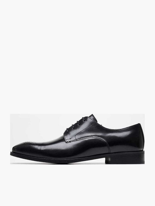 Δερμάτινα Ανδρικά Casual Παπούτσια Μαύρα