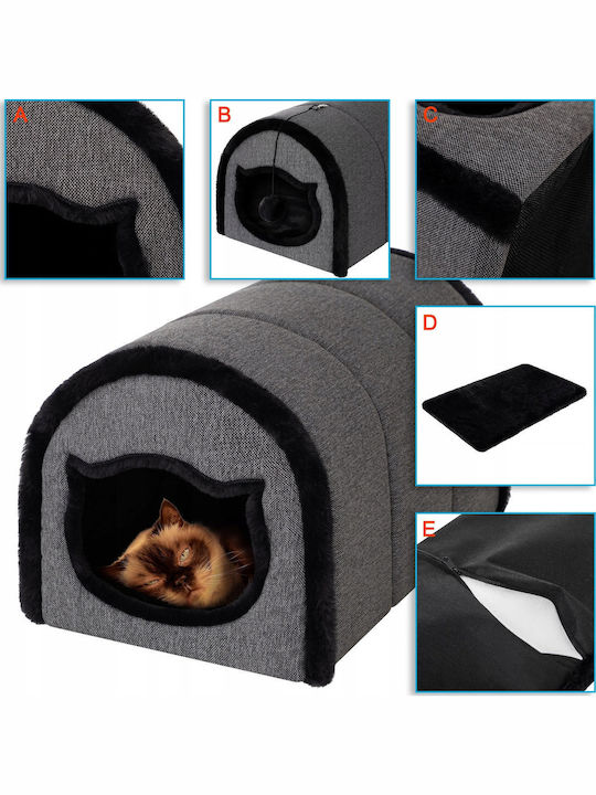 Doggy Dolly Pat pentru câini Căsuță Negru