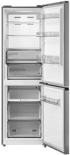 Midea Ψυγειοκαταψύκτης 310lt Total NoFrost Υ188xΠ59.5xΒ63εκ. Inox MDRB424FGE02OE
