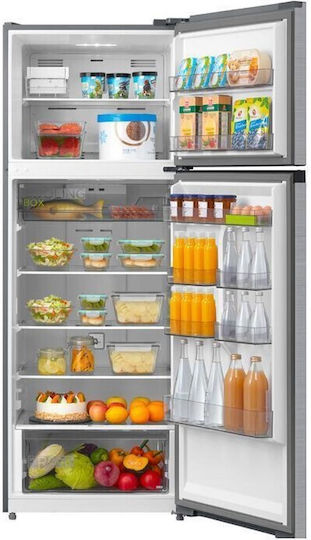 Midea Ψυγείο Δίπορτο 463lt Total NoFrost Υ188xΠ70xΒ69.1εκ. Inox MDRT645MTE02E