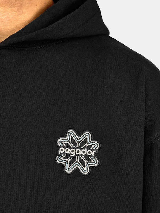 Sweatshirt mit Kapuze Washed Black