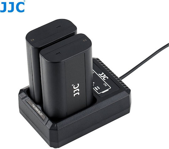 JJC Camera Charger Dual Channel Charger JJC DCH-BLJ31 DMW-BLJ31 Batteries