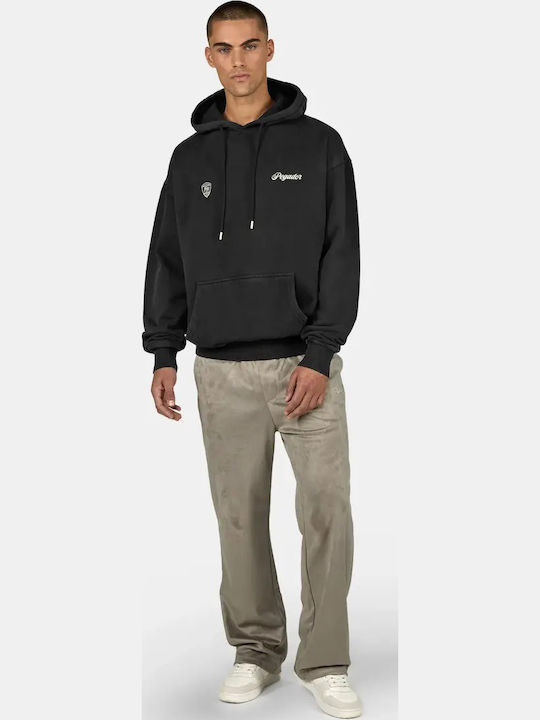 Sweatshirt with Hood Vintage Black