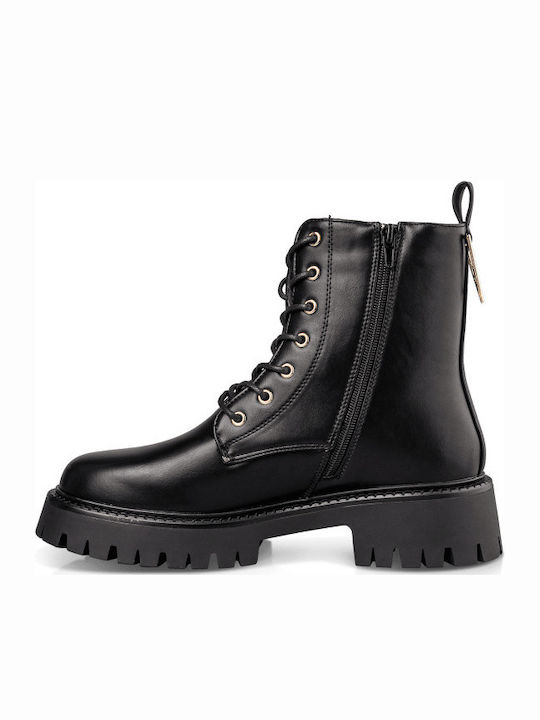 Women's Ankle Boots with Medium Heel Black