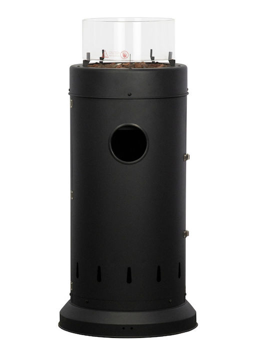 Thermogatz Tg Round F46h100 Τζάκι Εξωτερικού Χώρου Μεταλλικό Μαύρο