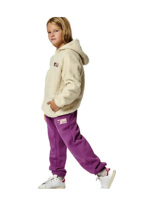 Kids' Sports Jacket Ecru