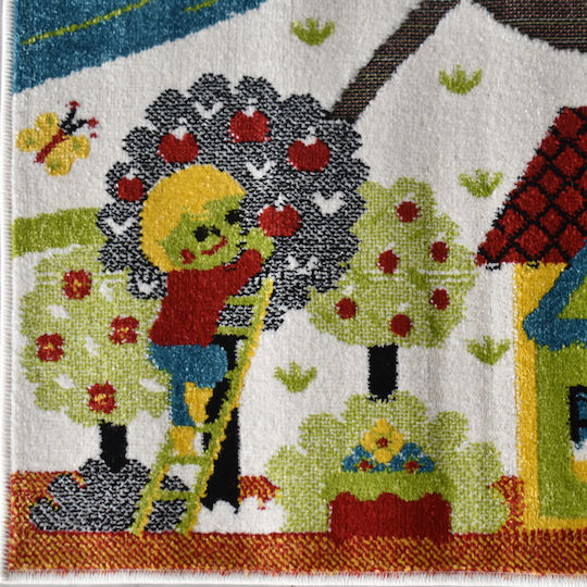 Bauernhof Spielmatte Ecru 200x250cm Bauernhof Spielmatte Ecru 200x250cm