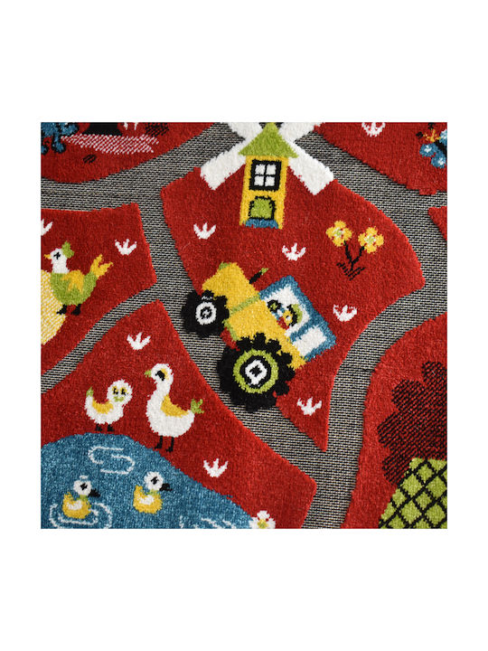 Kids Synthetic Activity Mat Farm 200x250cm