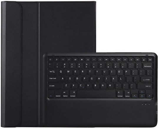 Αποσπώμενο Bluetooth Flip Cover με Πληκτρολόγιο στα Αγγλικά US Μαύρη (Samsung Galaxy Tab S10 FE Plus)