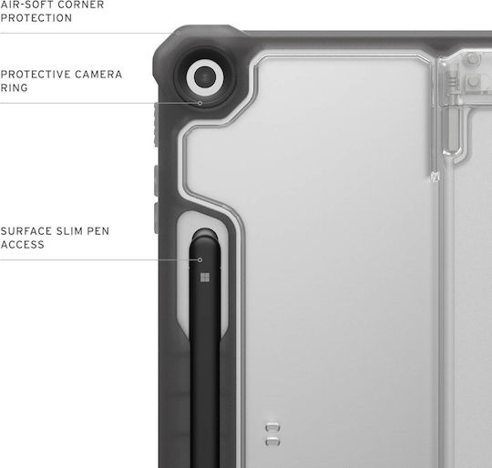 UAG Plyo Τσάντα Ανθεκτική με Πληκτρολόγιο Διάφανη (Microsoft Surface Pro 12" (1st - 2025))