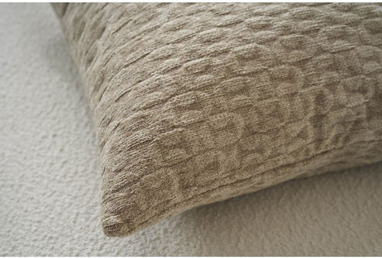 Gofis Home Decorative Pillow Case Ondine Velvet Beige 184/06 40x60cm