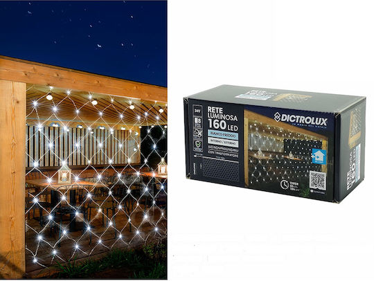 160 Luminite LED 3.2m. x 150buc Alb rece tip Plasă 1buc 160 Luminite LED 3.2m. x 150buc Alb rece tip Plasă 1buc
