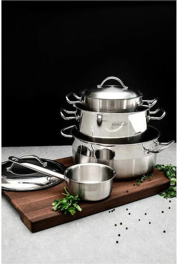 Tomgast Deep Stainless Steel Pot 20.5lt / 32cm
