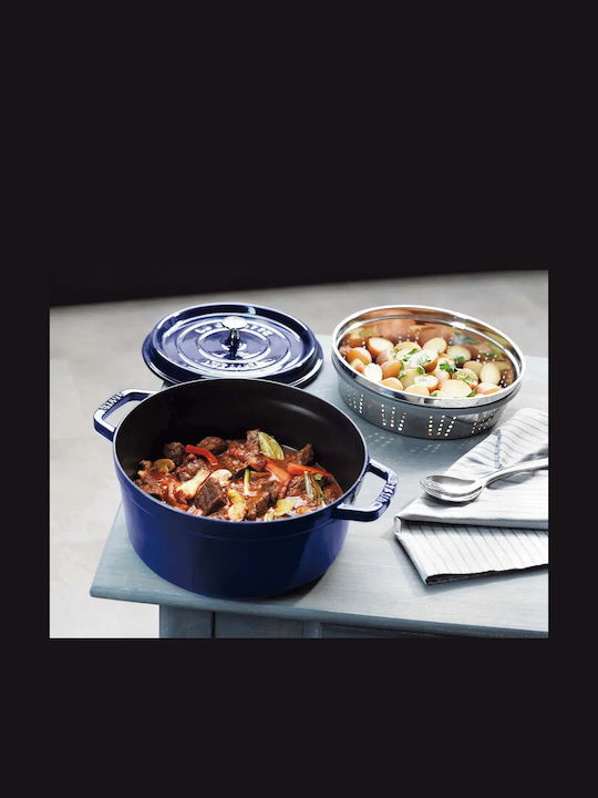Staub Deep Pot made of Cast Iron 6.7lt / 28cm
