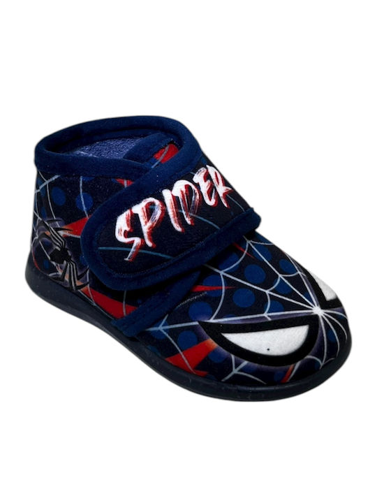 Anatomic Kids Slippers Boots Blue Spider-man