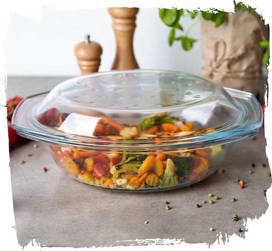 Termisil Oval Feuerfestes Geschirr Glas 2900ml 1Stück