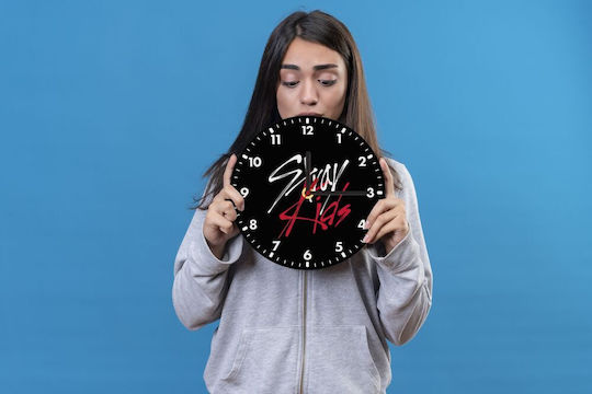 Koupakoupa Ceas de Perete pentru Copii Stray Kids Lemn 20εκ.