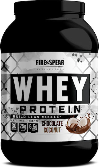 Fire & Spear Whey Protein Protein Whey Gluten Free with Flavor Chocolate Coconut 1kg