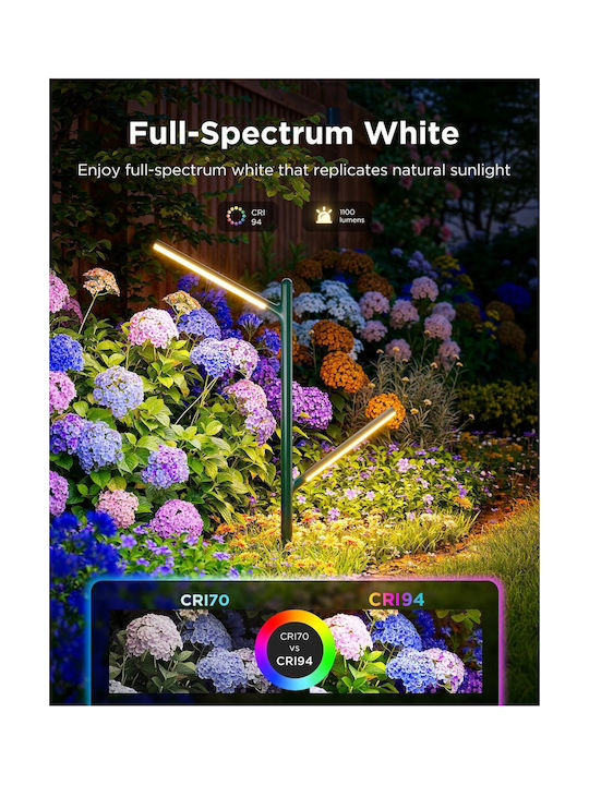 Govee Outdoor Floor Lamp LED for Exterior Space RGBW IP66
