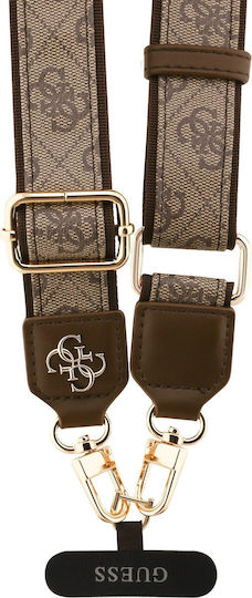 Guess Crossbody Strap Wrist Strap for Mobile Phones Brown