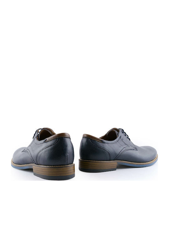Δερμάτινα Ανδρικά Casual Παπούτσια Blue/Tabbac
