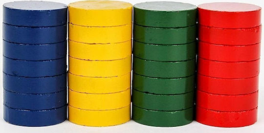 Fandy Board Magnets Diam.40mm Color Mix 28 Pieces