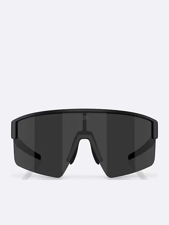 Bliz Unisex Sunglasses with Black Frame and Black Lens