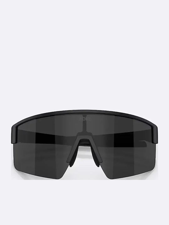 Bliz Unisex Sunglasses with Black Frame and Black Lens