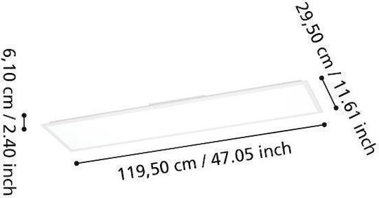Eglo LED Panel 119.5x29.5εκ. Eglo LED Panel 119.5x29.5εκ.